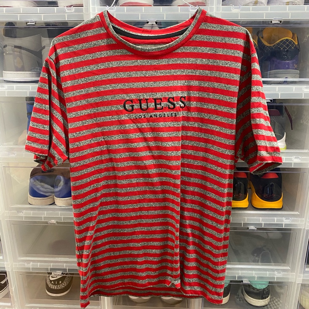 Guess Red LA Tee size M